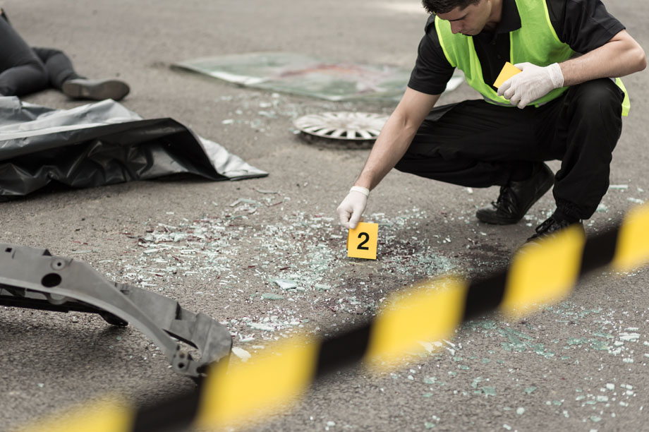 An Accident Investigation taking place after a car accident using IOSH standard practices used in RHG Consult workshop