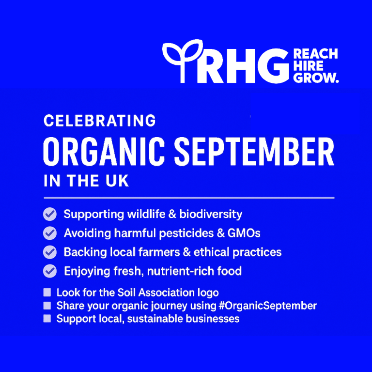 Rhg Sign Organic September: Celebrating sustainability with RHG, a proud B Corp ...